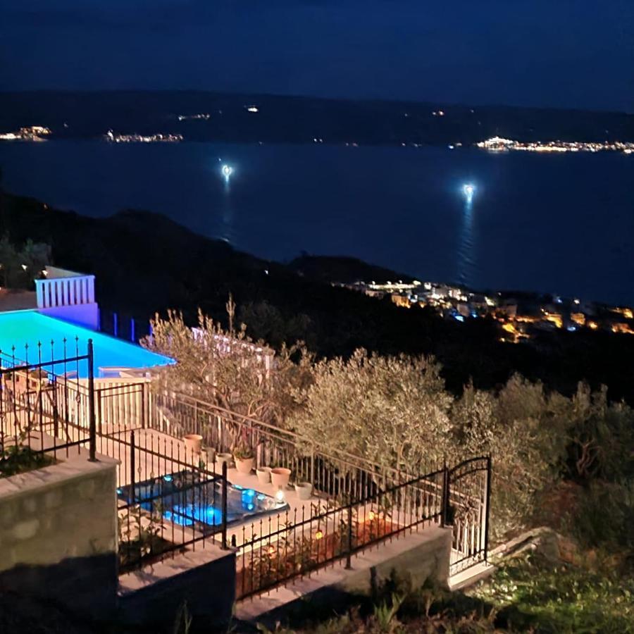 Sea View Luxury Apart Hotel Villa Conte With Swiming Pool And Romantic Spa Podstrana Dış mekan fotoğraf