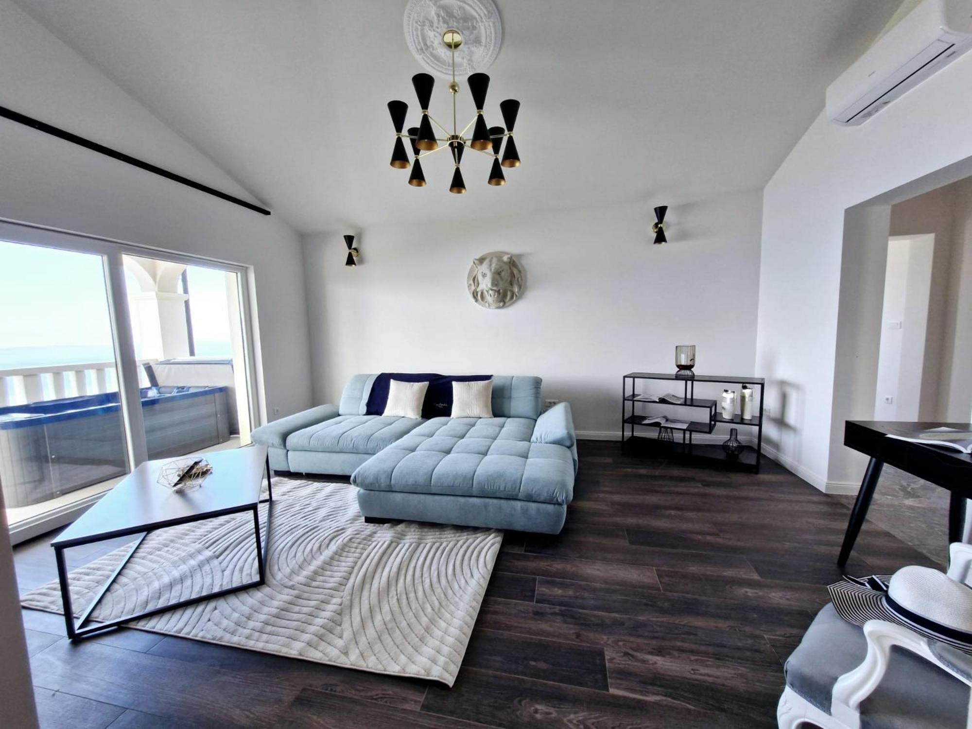 Sea View Luxury Apart Hotel Villa Conte With Swiming Pool And Romantic Spa Podstrana Dış mekan fotoğraf
